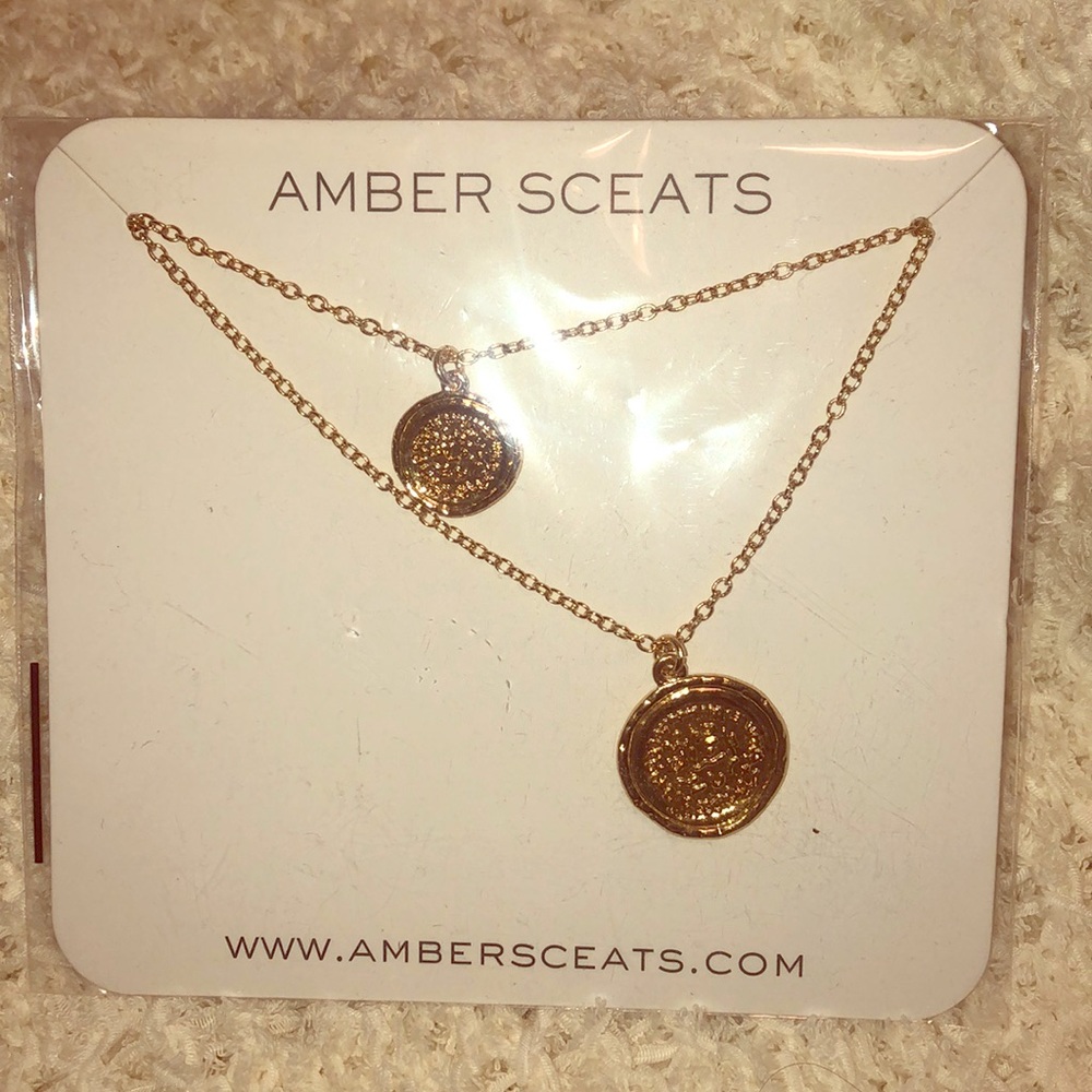 Amber Sceats Double Coin Necklace